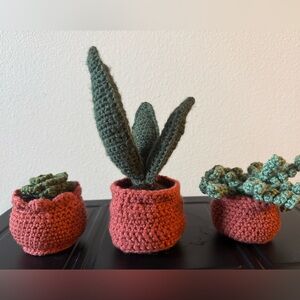 Handcrafted Crochet Plants